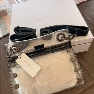 Hammitt Clear and Black Crossbody Bag